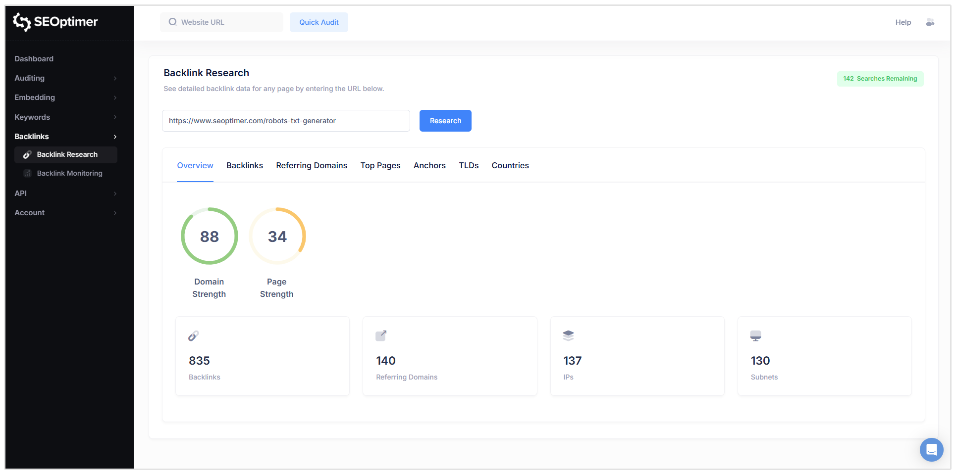 Robots.txt generator tool backlinks